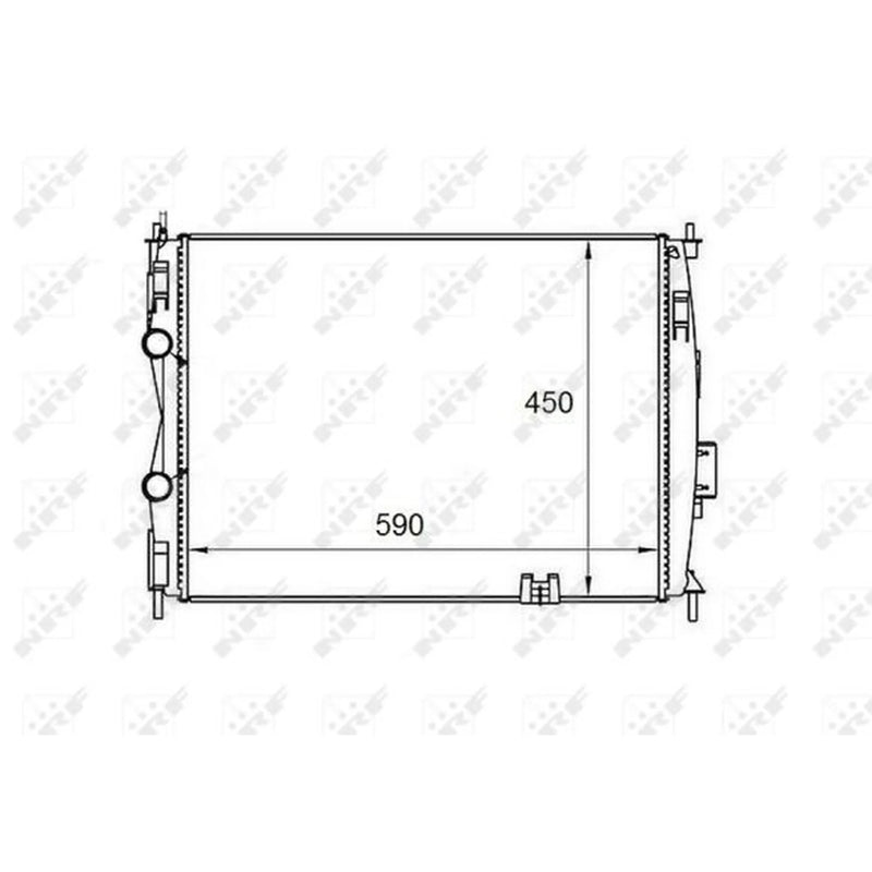NRF Engine Radiator 58461