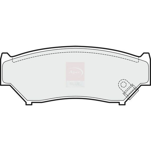 Apec Front Brake Pad Set PD3445