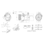 Hella Air Conditioning Compressor 8FK 366 200-221