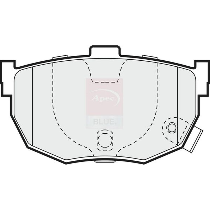 Apec Rear Brake Pad Set PD3426