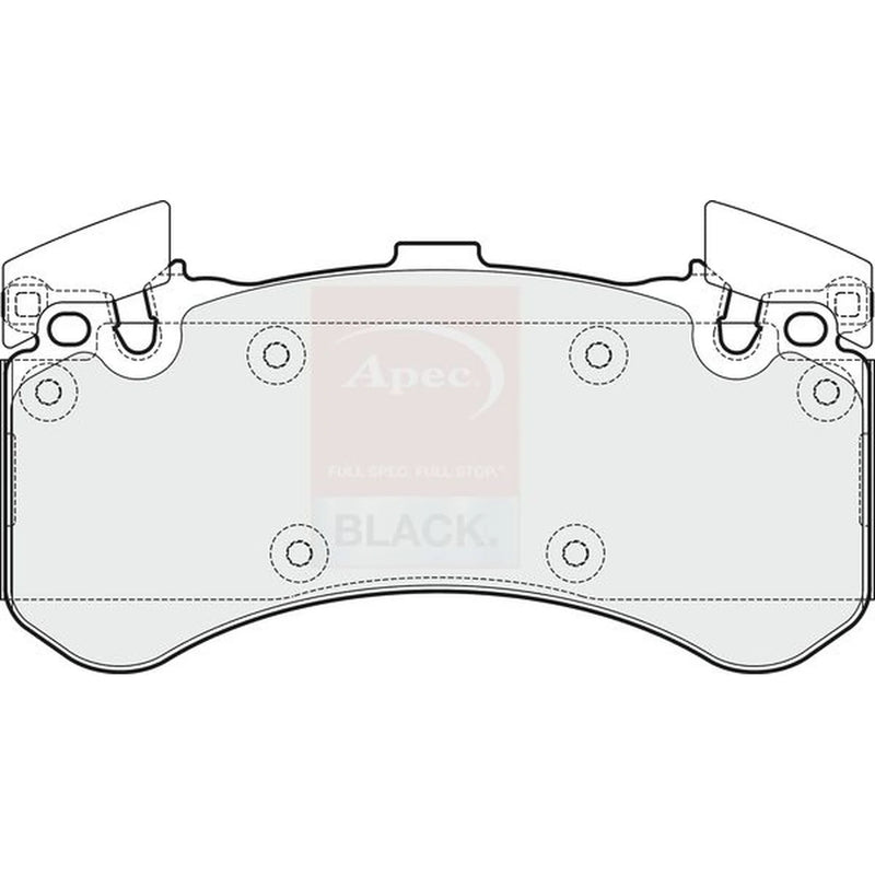 Apec Front Brake Pad Set PAD1805B