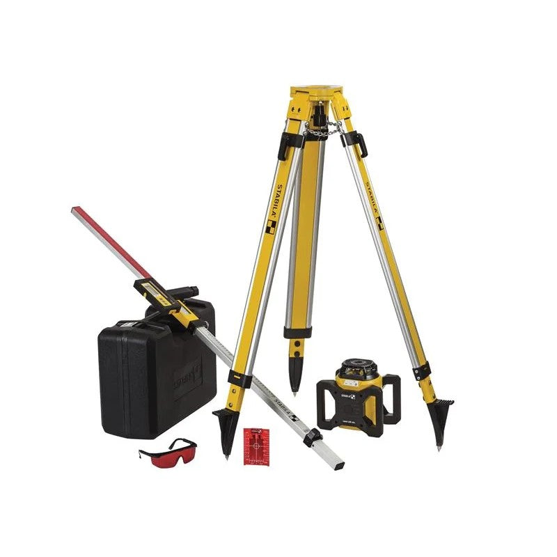 Stabila LAR 160 Rotation Laser Set, 7 Piece - 19241