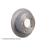 Blue Print 2 x Solid Rear Brake Discs ADG04387