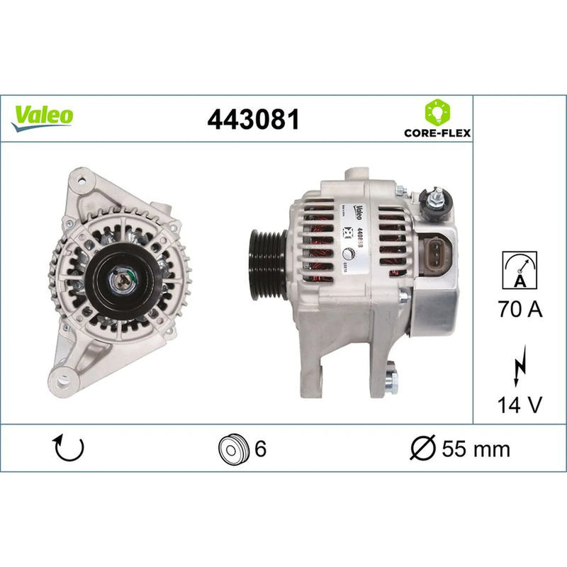 Valeo Car Alternator 12V 443081