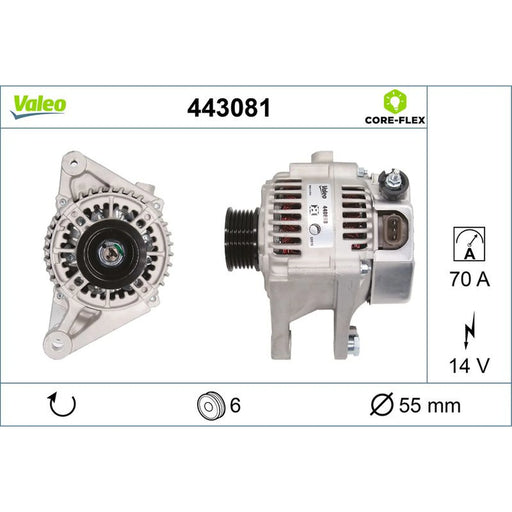 Valeo Car Alternator 12V 443081