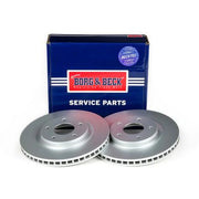 Borg & Beck 2 x Vented Front Brake Discs BBD4657