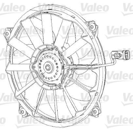 Valeo Engine Cooling Fan 696091