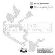 First Line Intercooler Turbo Charge Air Hose FTH1421