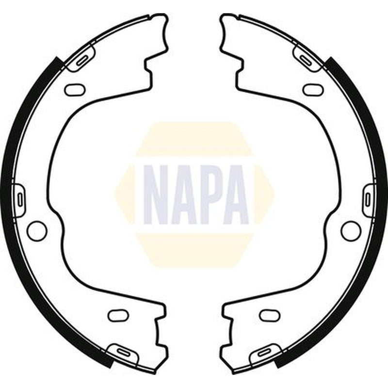 NAPA Parking Brake Shoe Set NBS5055