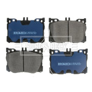 Borg & Beck 4 x Front Brake Pad Set BBP2587