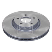 Febi 2 x Internally Vented Front Brake Discs 24566