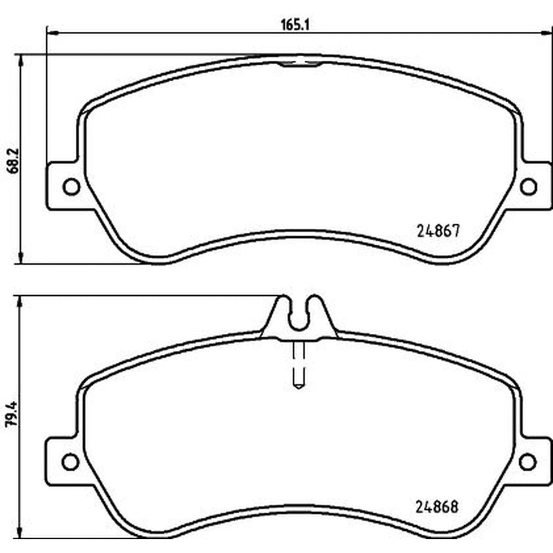 DON Front Brake Pad Set PCP2213