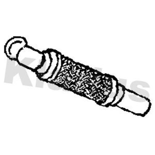 Klarius Exhaust Pipe OD VW1596H