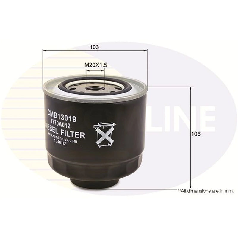 Comline Fuel Filter Element CMB13019