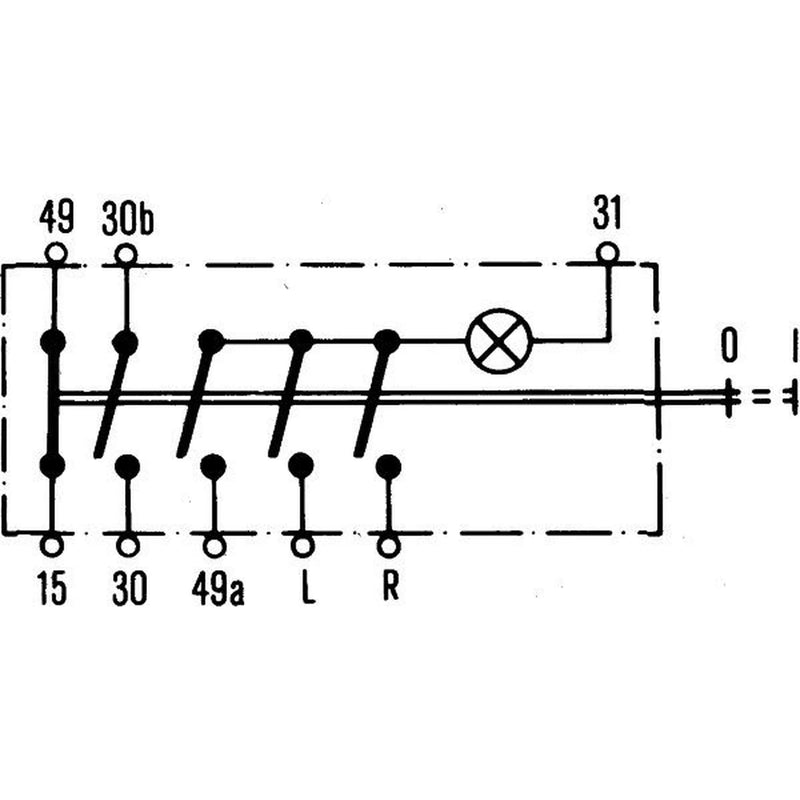 Hella Hazard Warning Light Switch Connectors 6HF 001 579-011