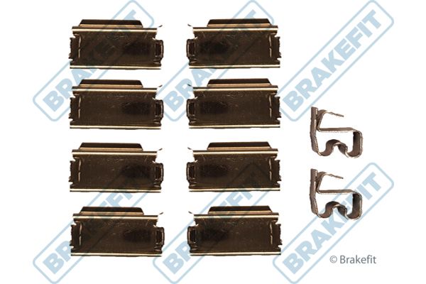 Apec Brake Pad Accessory Fitting Kit Front fits Vauxhall Meriva A 2003-2010