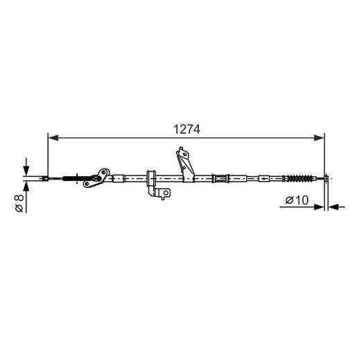 Bosch Handbrake Cable Rear 1 987 482 367