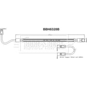 Borg & Beck Brake Hydraulic Hose Line Rear BBH8328B