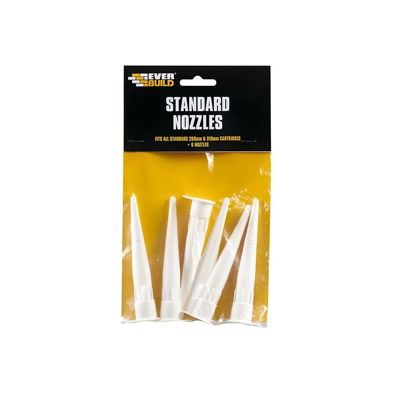 Everbuild Sika Standard Nozzle Pack of 6 - 489640