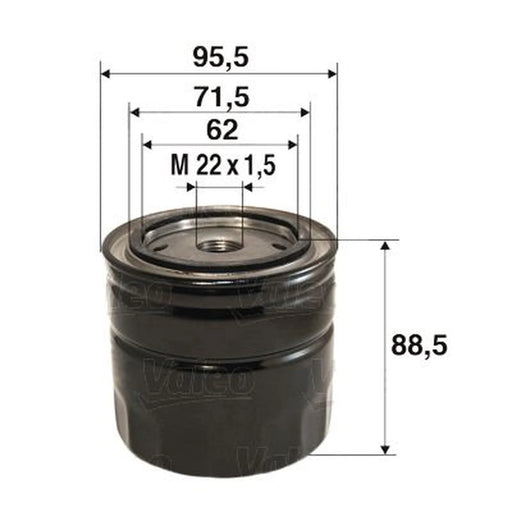 Valeo Engine Oil Filter 586097