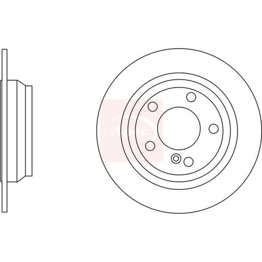 Apec Rear Brake Discs DSK2658