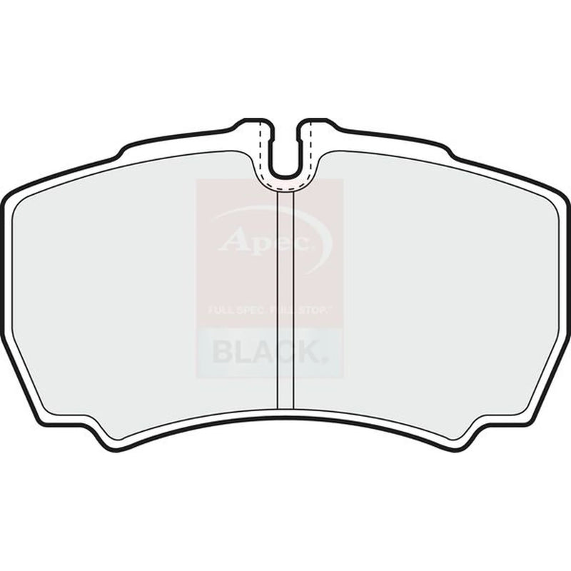Apec Rear Brake Pad Set PAD1277B