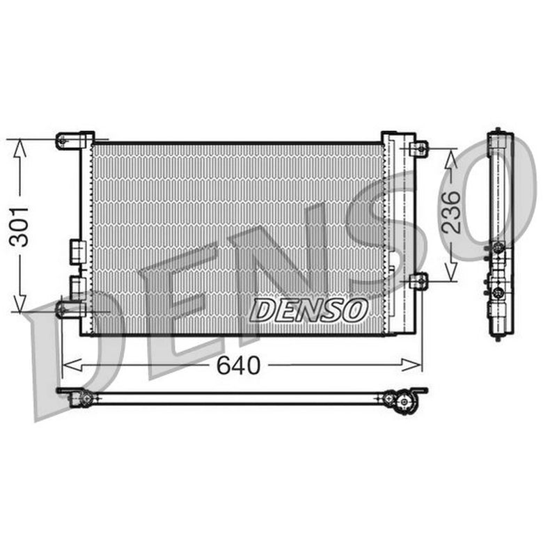 Denso Air Conditioning Condenser DCN01016