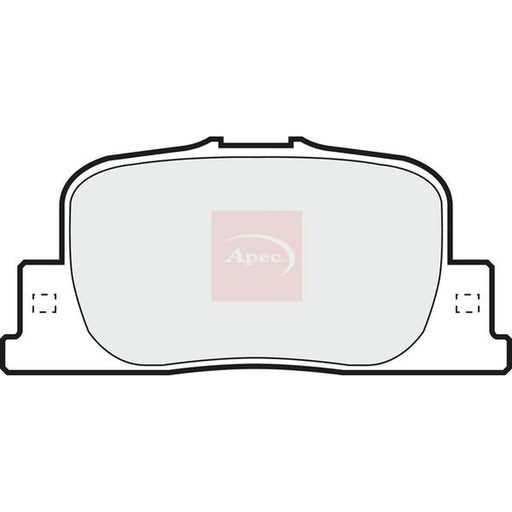 Apec Rear Brake Pad Set PAD1235