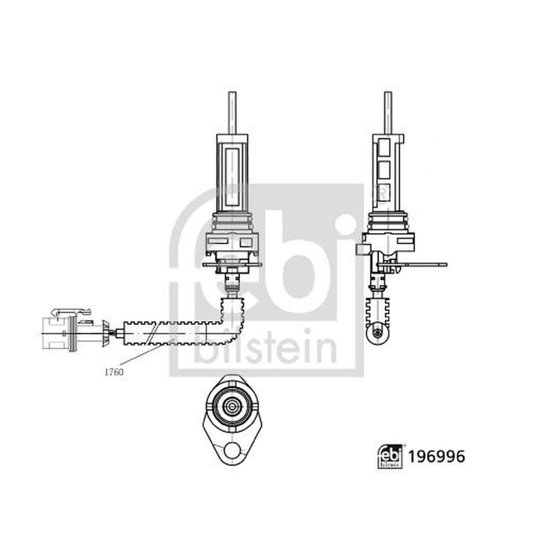 Febi Brake Pad Wear Sensor Rear Left 196996