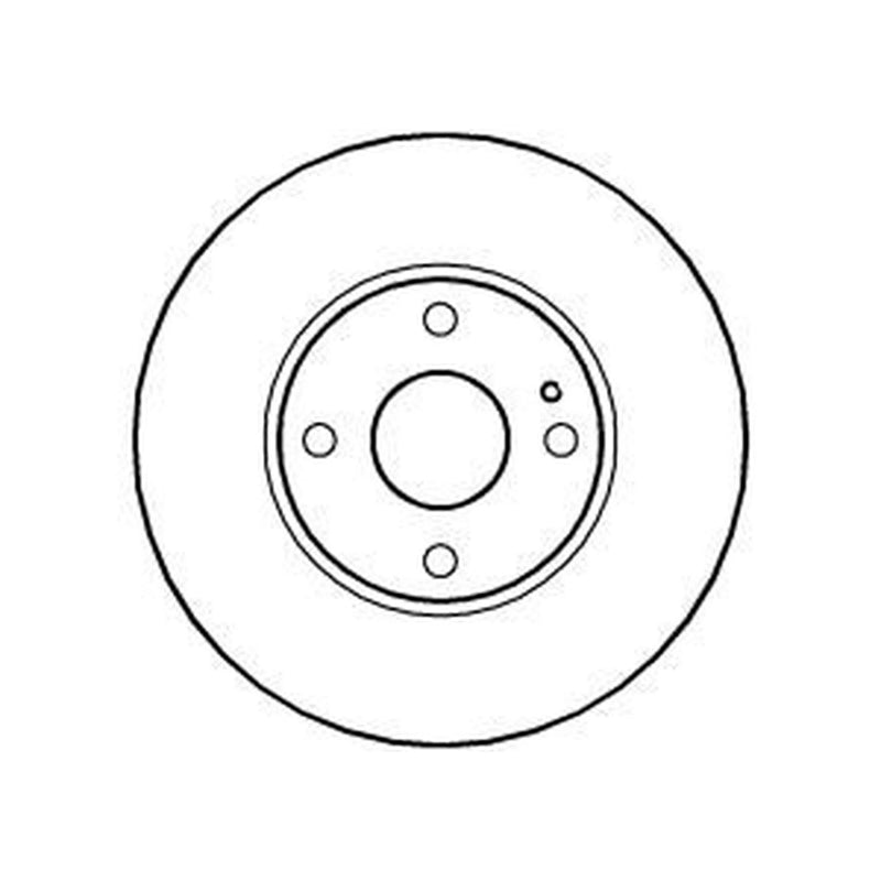 Abtex 2 x Vented Front Brake Discs BD665V
