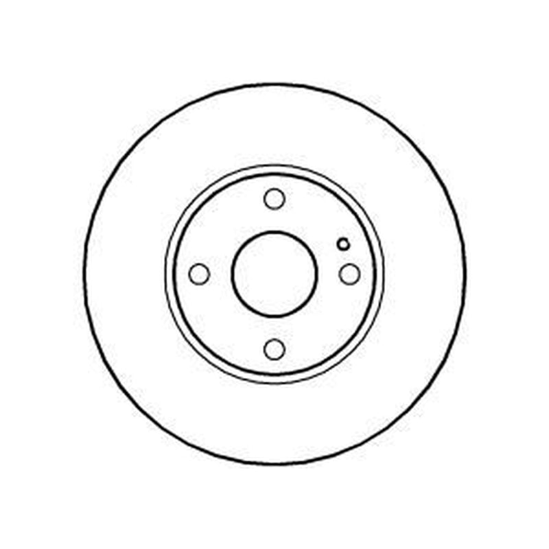Abtex 2 x Vented Front Brake Discs BD665V