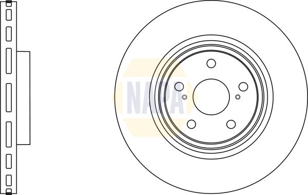 NAPA Brake Disc Set Vented