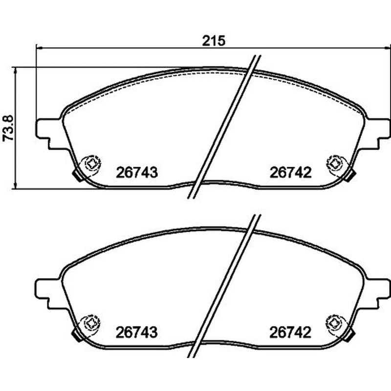 Mintex Front Brake Pad Set MDB4363