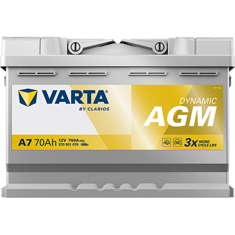 Varta Battery 12V 70Ah 760A 570901076K262