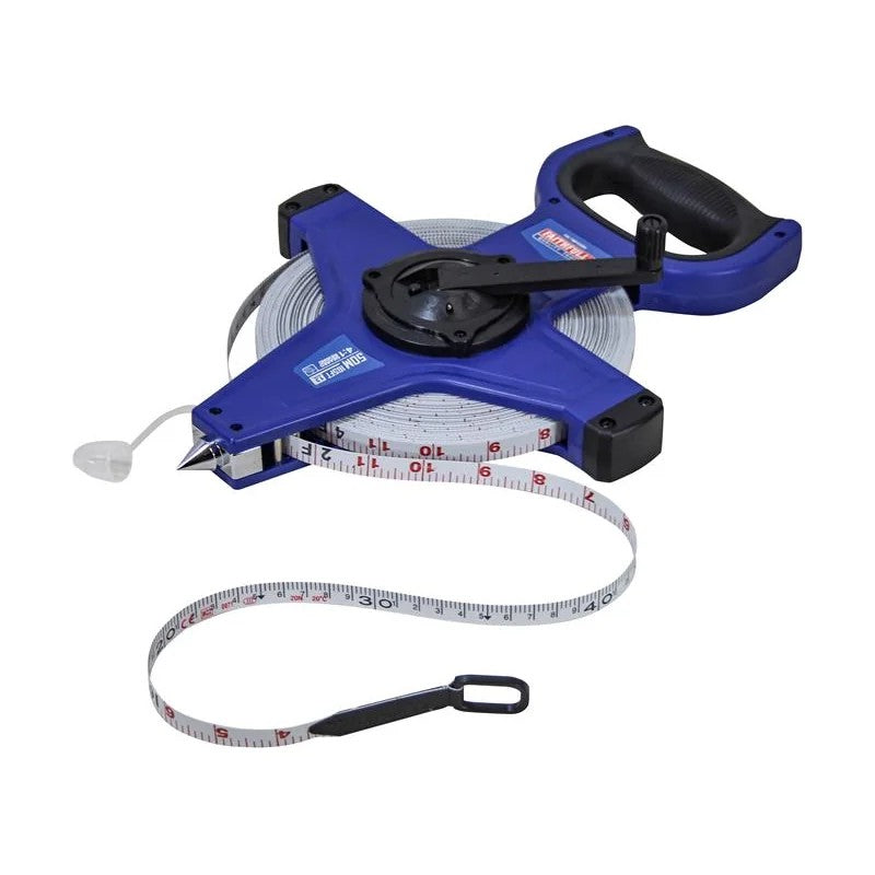Faithfull Fast Rewind Open Long Tape 50m/165ft (Width 13mm) - FAITMFG50N
