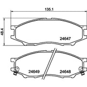 Mintex Front Brake Pad Set MDB2755