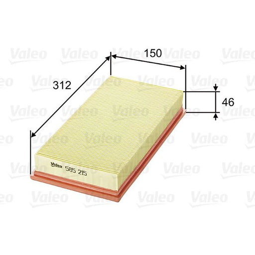 Valeo Engine Air Filter 585215