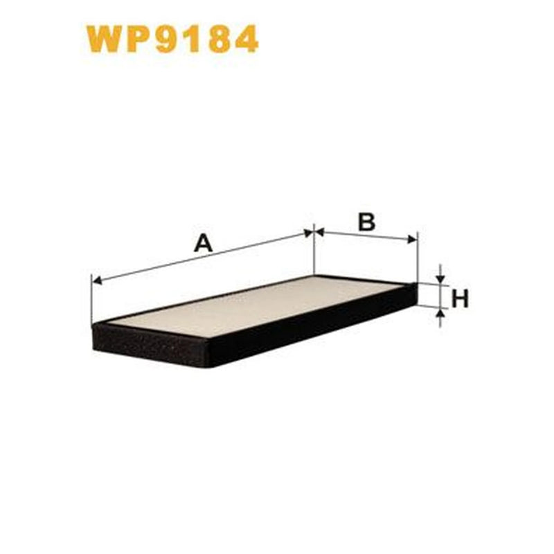 WIX Cabin Air Filter (Pollen Filter) WP9184