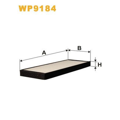 WIX Cabin Air Filter (Pollen Filter) WP9184