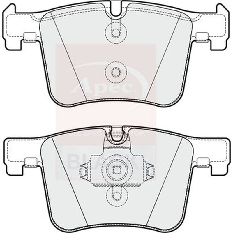 Apec Front Brake Pad Set PAD1830B