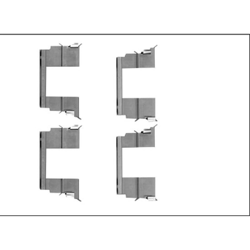 Textar Brake Pad Accessory Fitting Kit Front 82540600