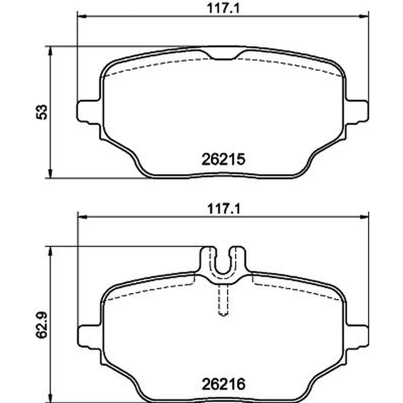 Mintex Rear Brake Pad Set MDB4219