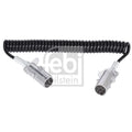 Febi Coiled Cable 7 Connectors 24V PU (Polyurethane) 09701