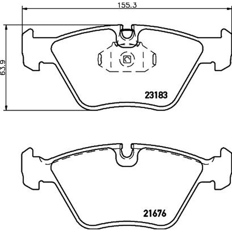 DON Front Brake Pad Set PCP1921