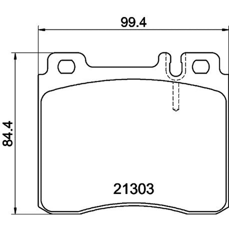 Mintex Front Brake Pad Set MDB1625