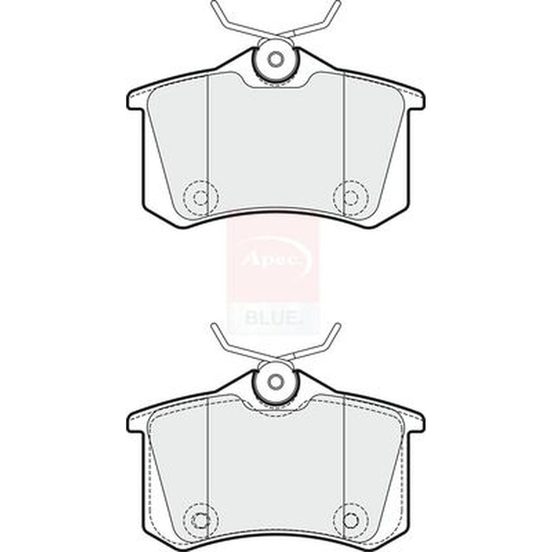 Apec Rear Brake Pad Set PD3276