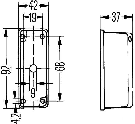 Hella 2XS 005 020-057 Clearance Light