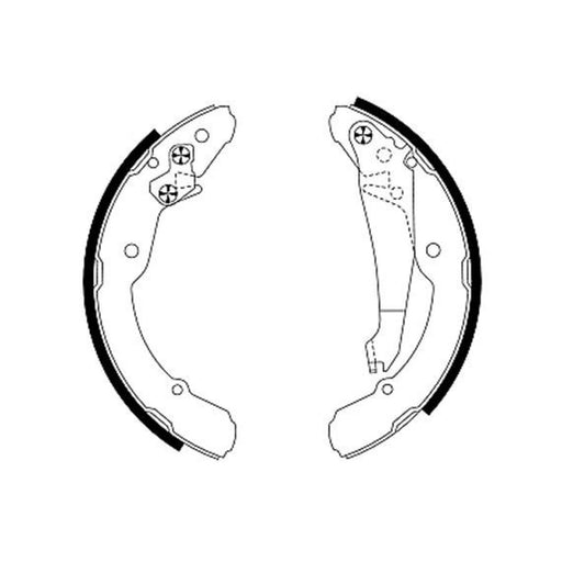 Textar Brake Shoe Set Axle Kit 91052400