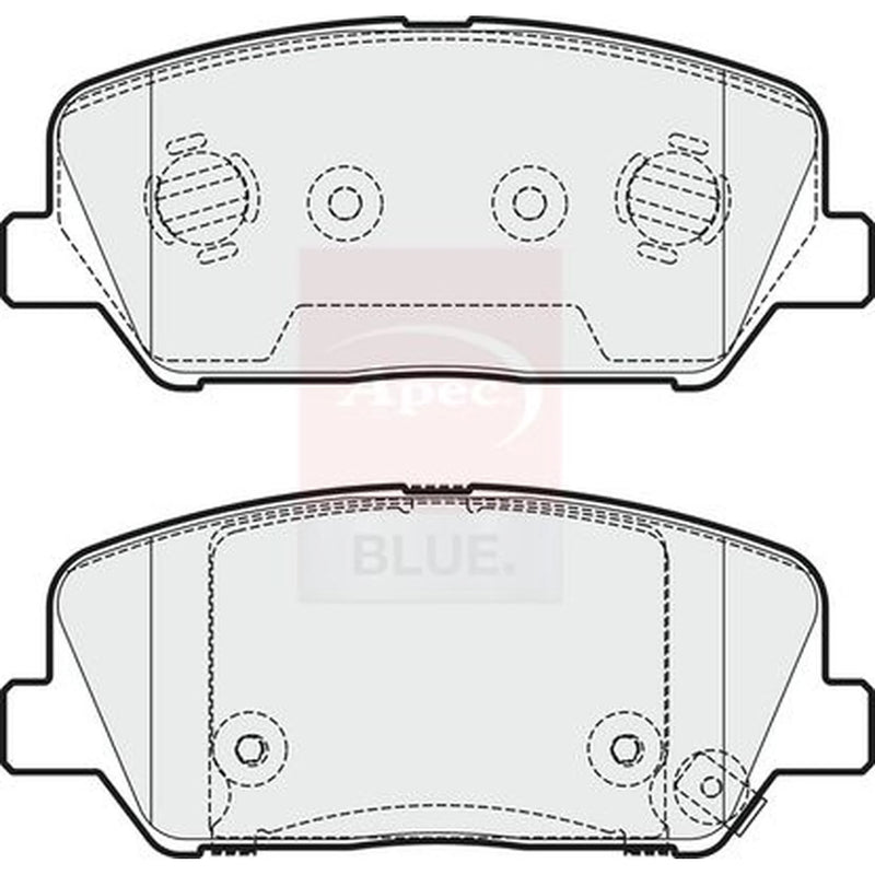 Apec Front Brake Pad Set PD3693