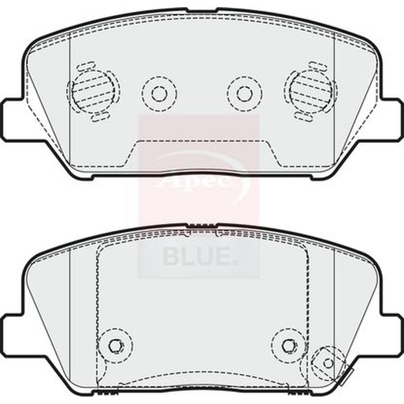 Apec Front Brake Pad Set PD3693
